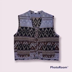 Vintage 90s Cenza Woman’s Vest Sz S